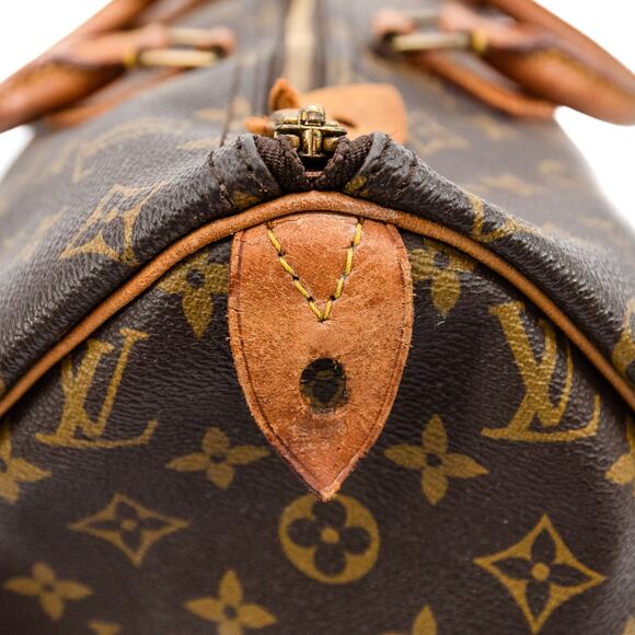 Authentic Vintage 1988 Louis Vuitton Monogram Canvas Speedy 40 - Picture 10 of 16